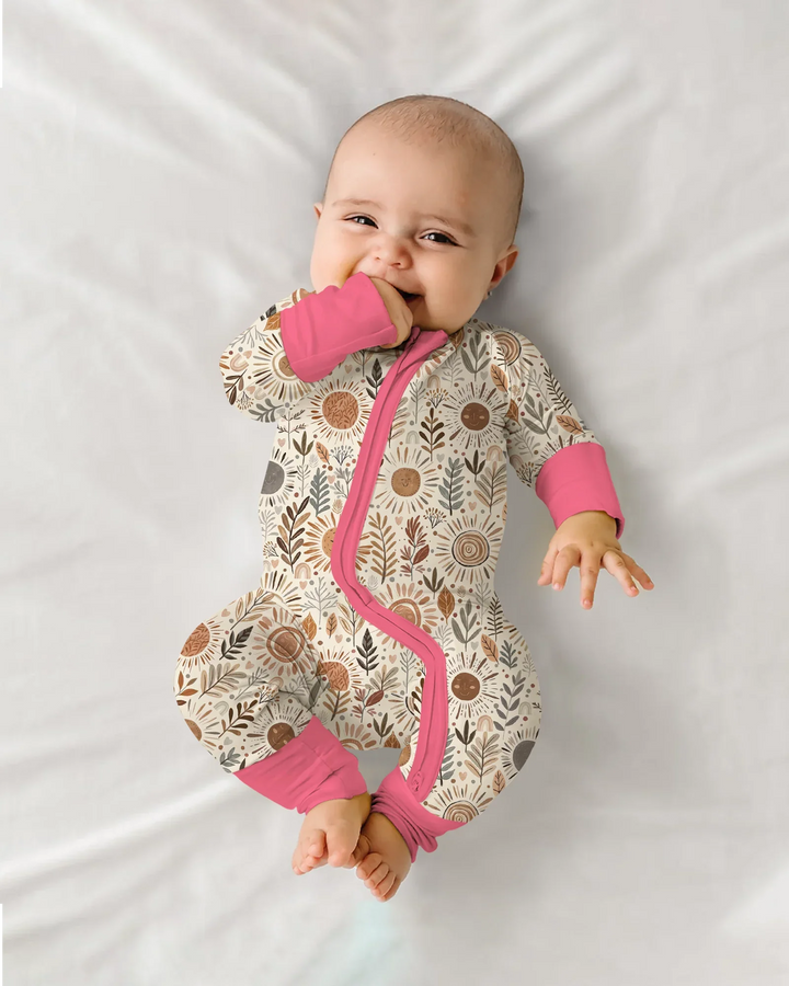 Gerippte Babykleidung mit individuellem Foto - Weich &amp; Skizzenhaft