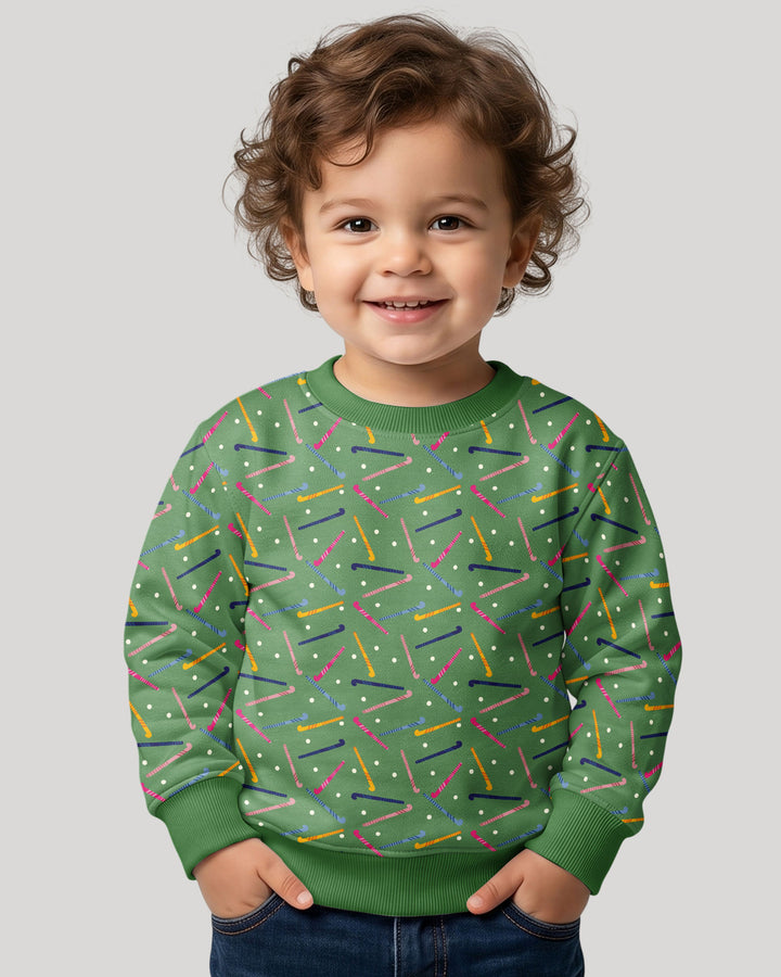 Field Hockey Fun Bamboo Crewneck Sweatshirt