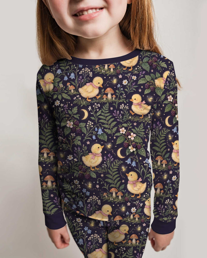 Little Duckling Dreams Bamboo Two Piece Long Sleeve Pajama Set