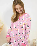 Funny Seagull MOM Bamboo Women Pajama Set