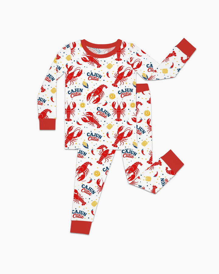 Cajun Cutie Bamboo Two Piece Long Sleeve Pajama Set