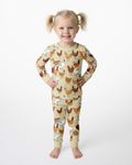 Farm Chicken  Bamboo Two Piece Long Sleeve Pajama Set