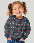 Vintage Nordic Christmas Bamboo Crewneck Sweatshirt