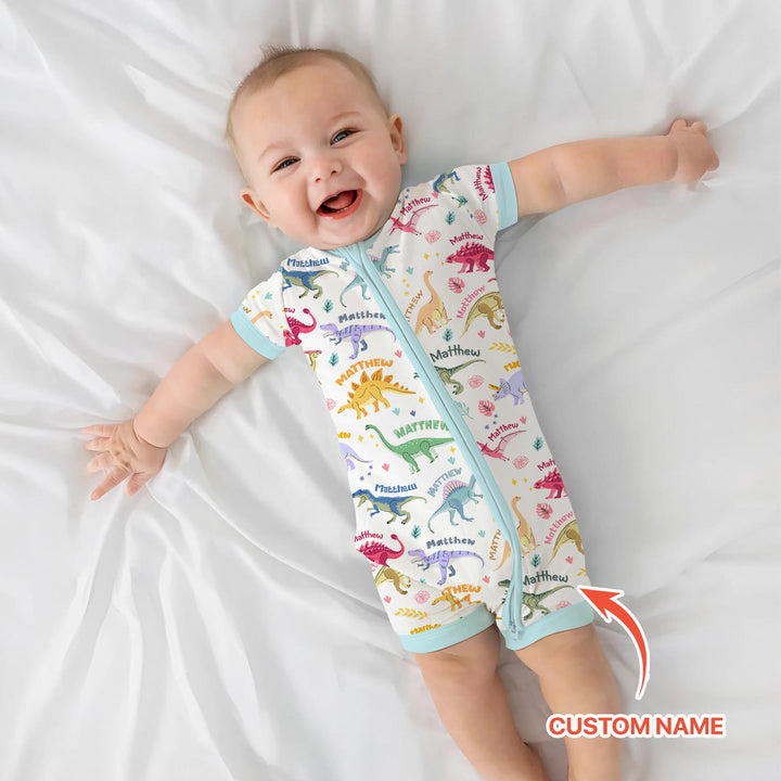 Dino Roar Custom Name Shorty Zippy