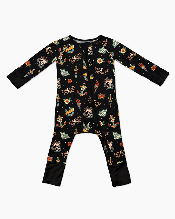 Rad Dad Society Daddy & Me Matching Bamboo Convertible Zippy
