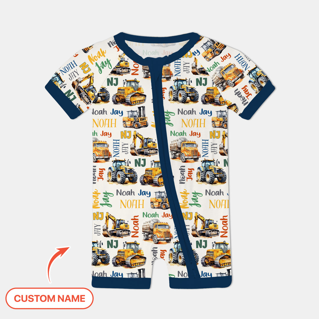 Custom Name Construction Trucks Shorty Zippy
