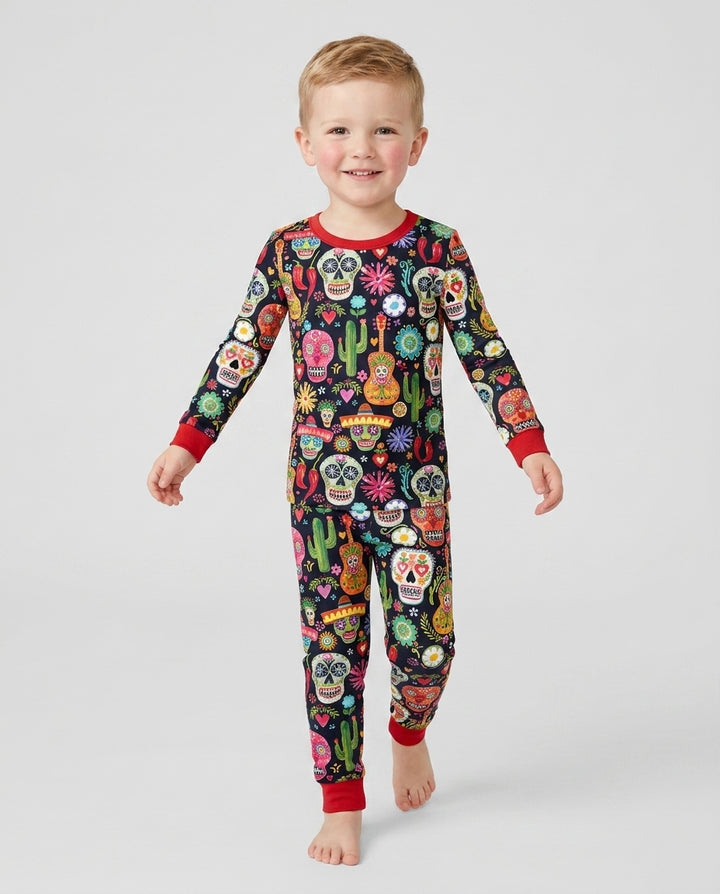 Mi Calaverita Bamboo Two Piece Long Sleeve Pajama Set