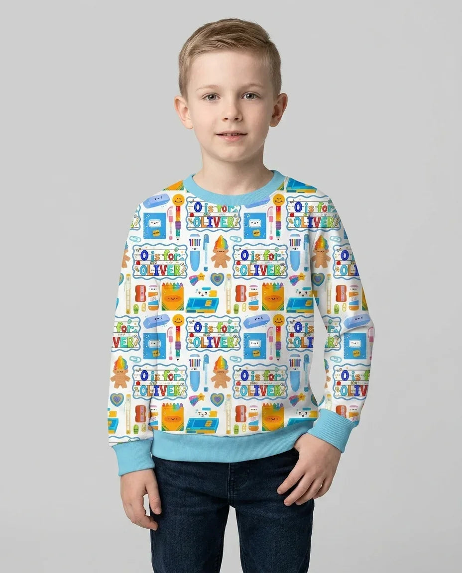 Custom Name Classroom Cuties Bamboo Crewneck Sweatshirt