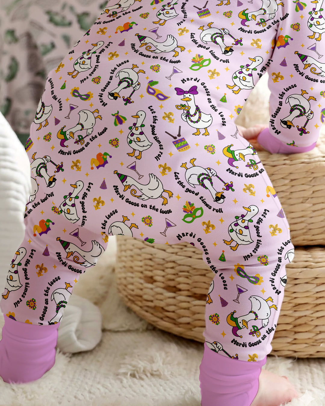 Mardi Gras Silly Goose Convertible Zippy