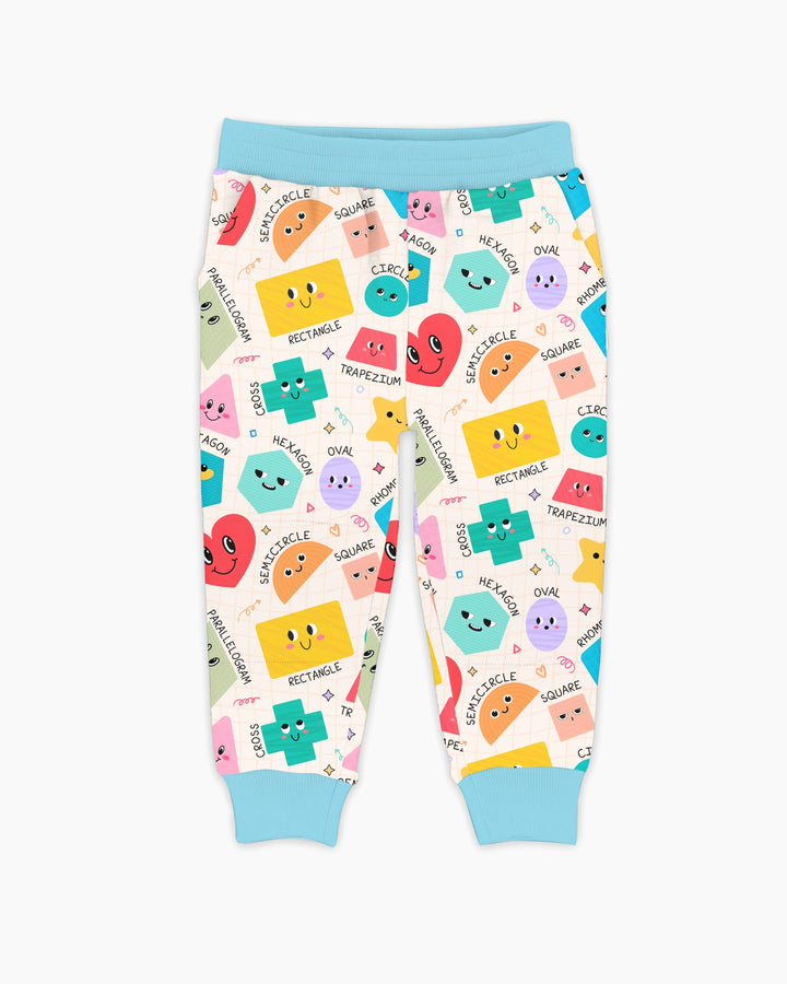 Happy Shape Squad Family Matching Bamboo Jogger