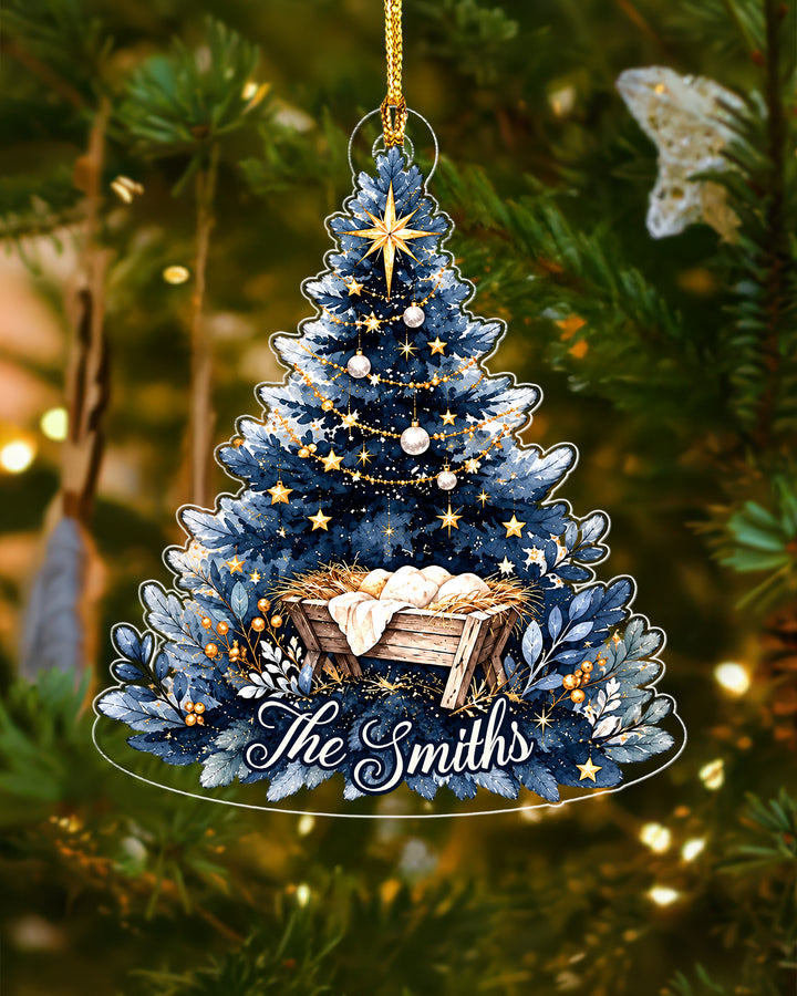 Nativity First Christmas- Personalized Acrylic Ornament