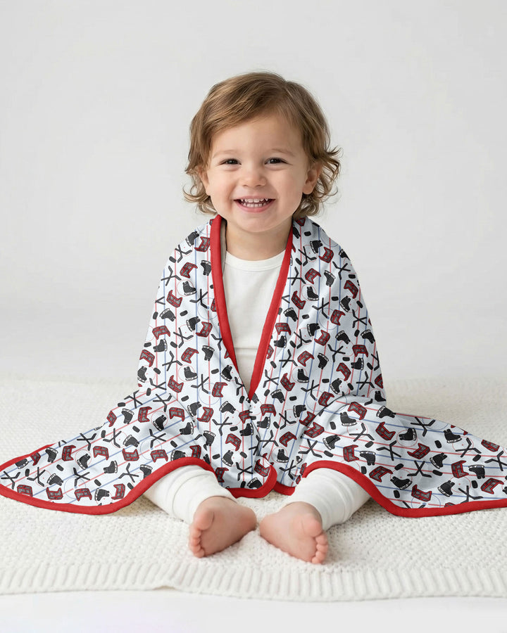 Hockey Rink Bamboo Blanket