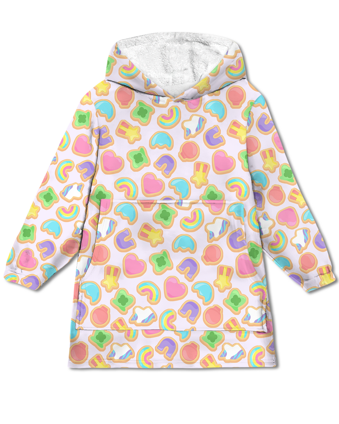 Lucky Marshmallow Cookies Blanket Hoodie