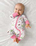 Pink Girly Soccer Coquette Bamboo Convertible Zippy