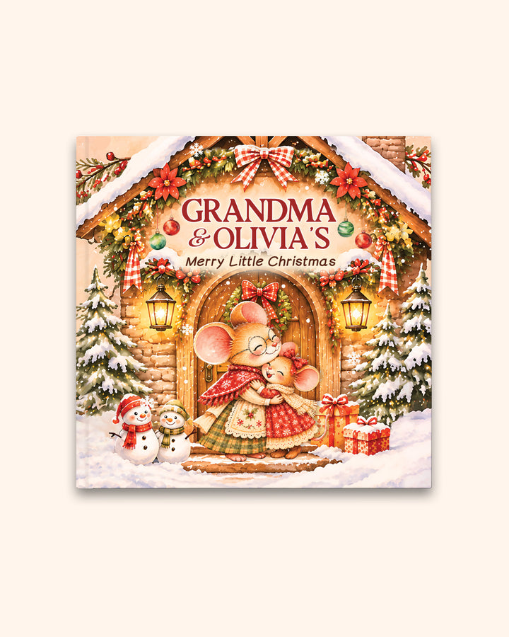 Personalized Grandma & Grandchild Christmas Book