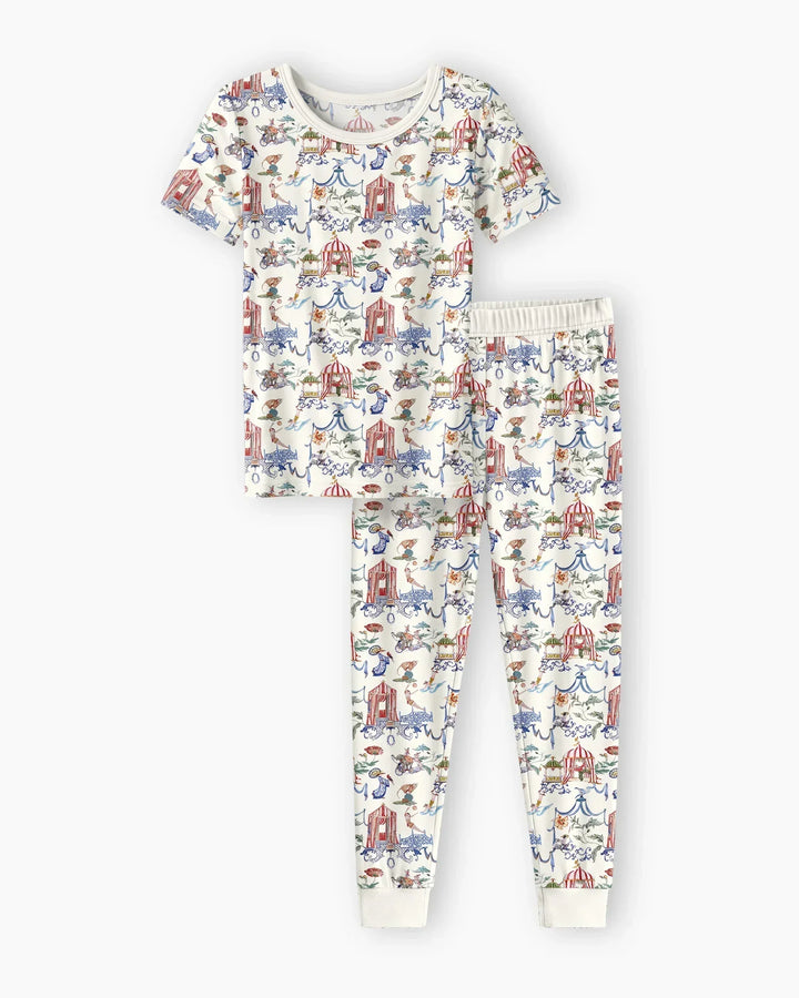 Zweiteiliges, kurzärmliges Pyjama-Set mit Marienkäfern