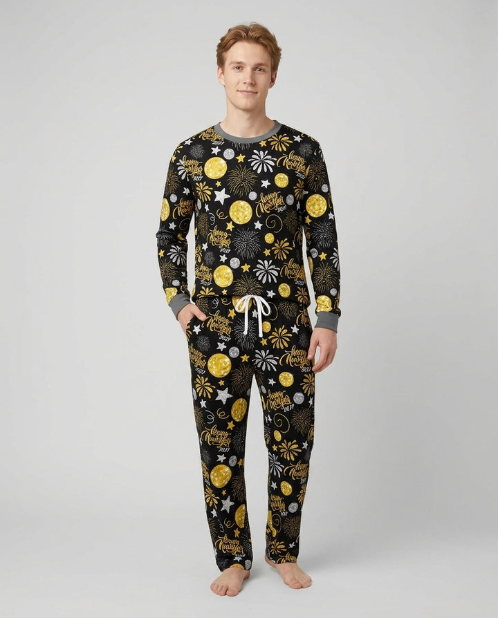 New Year's Eve Celebration 2027  Bamboo Men's Pajama Set