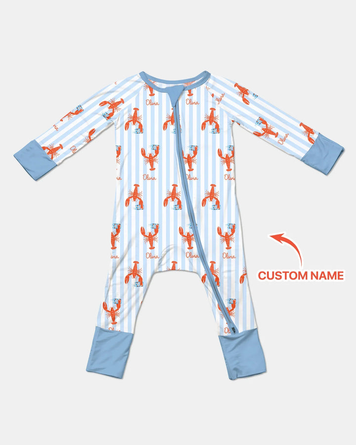 Custom Name Crawfish Beer Season Bamboo Convertible Zippy