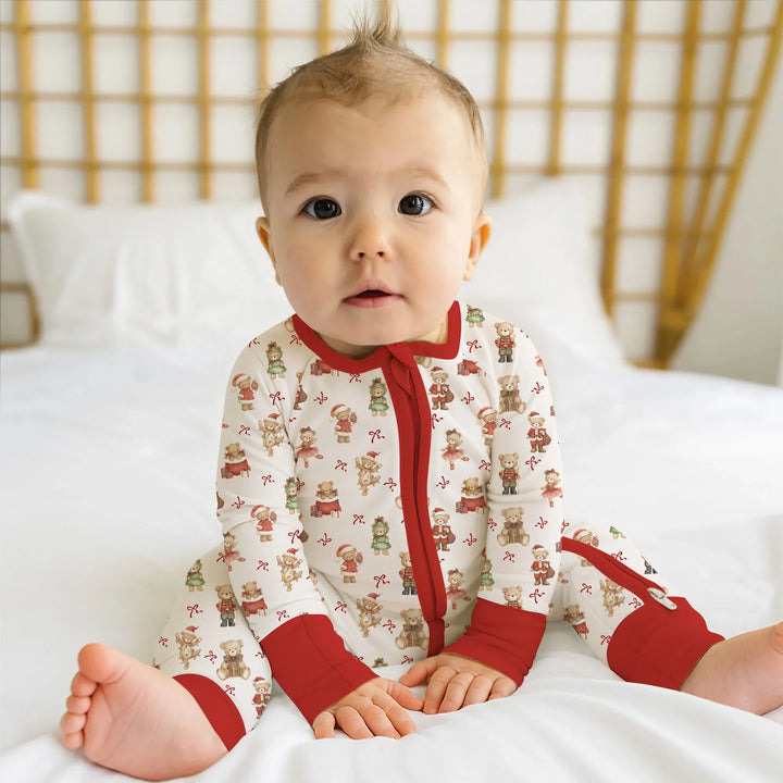 Christmas Teddy Bears Convertible Zippy