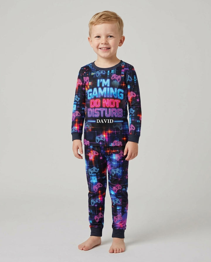 Game Mode On Bamboo Two Piece Long Sleeve Pajama Set