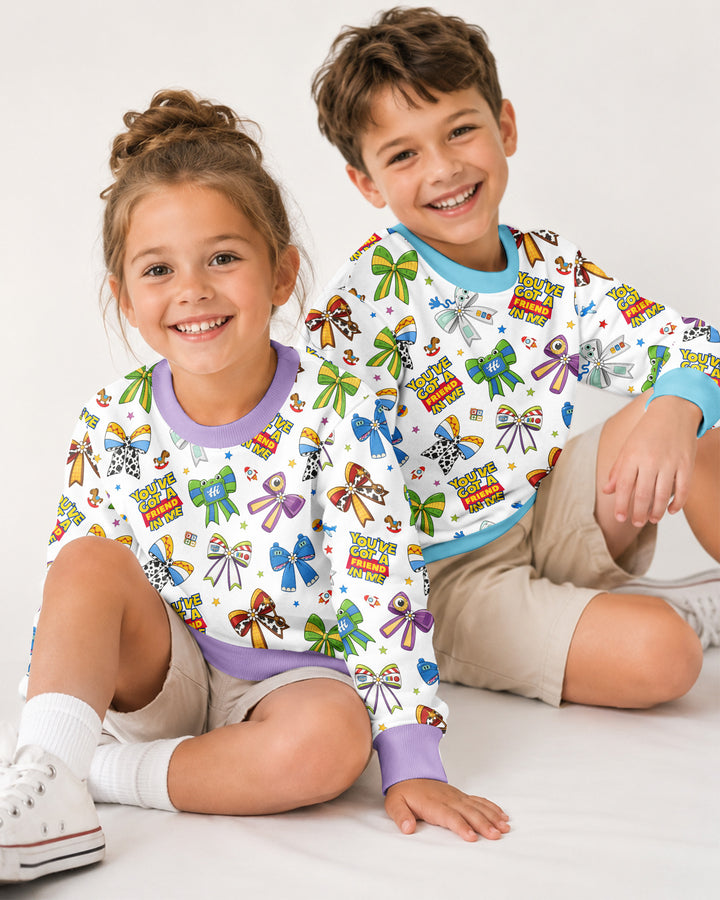 Sudadera de cuello redondo Bamboo Template