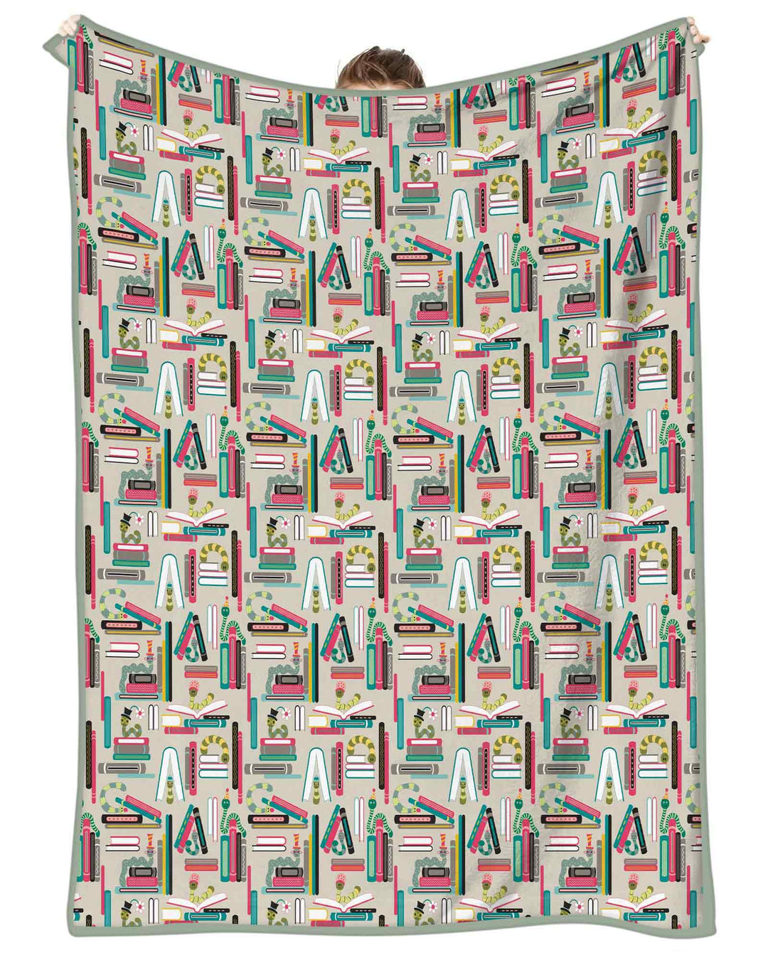 Bookworm Adventures Bamboo Blanket