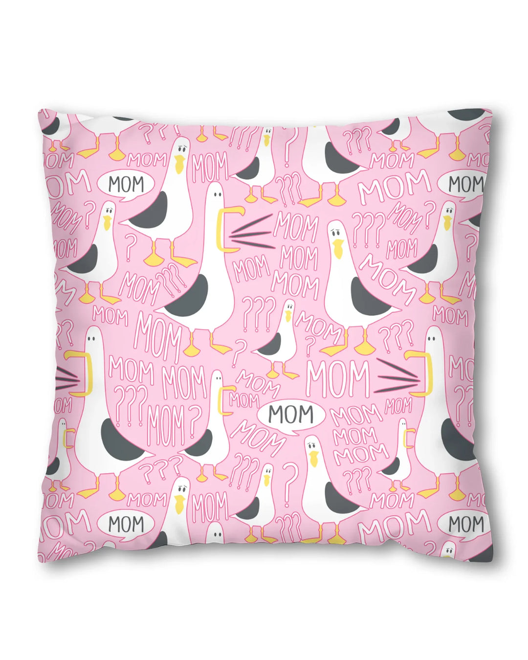 Funny Seagull MOM Bamboo Pillow Case