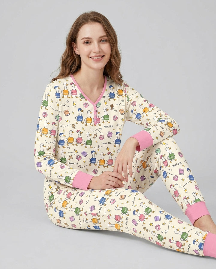Psalm 23:6 Matching Family Bamboo Women Pajama Set