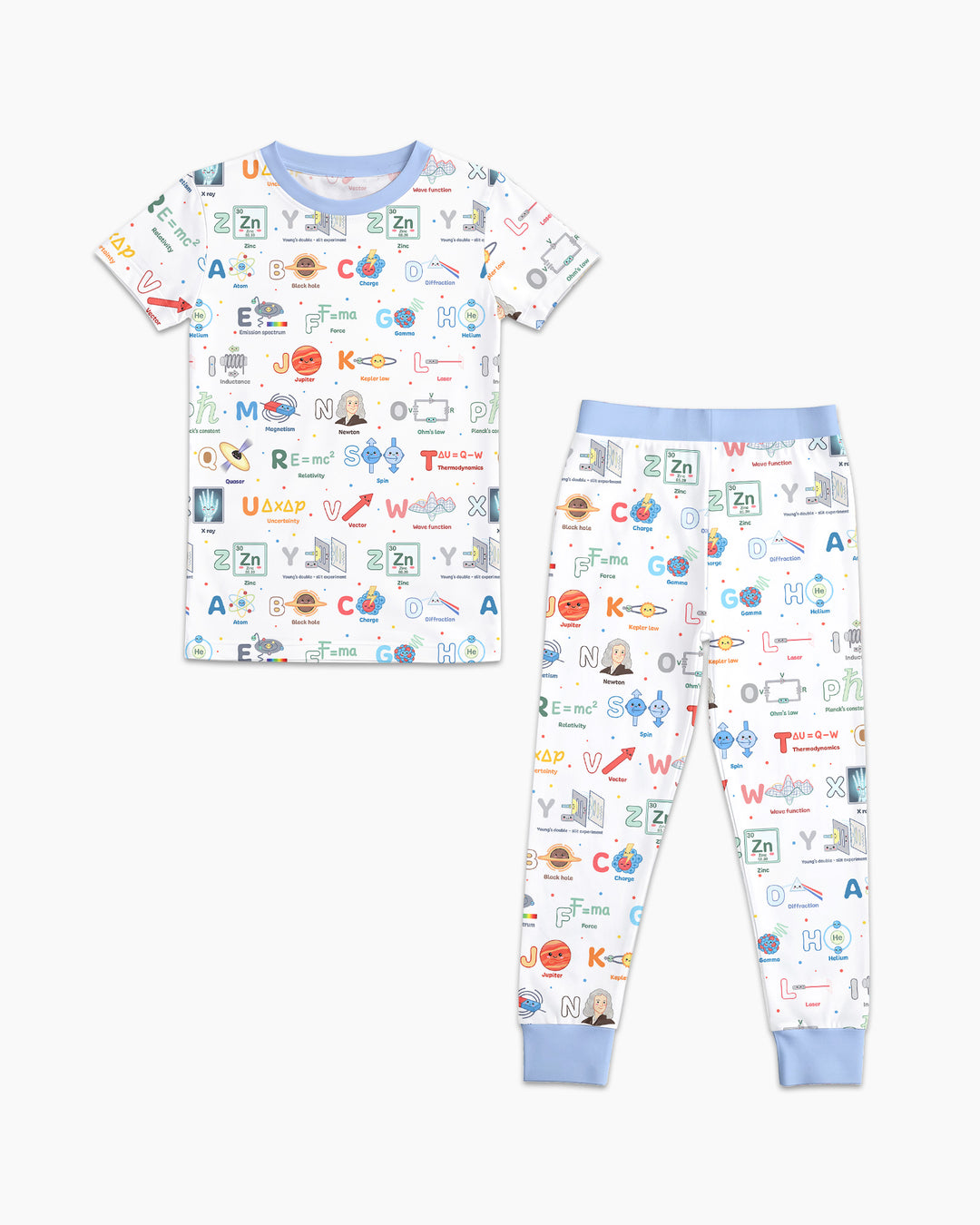 Zweiteiliges, kurzärmliges Pyjama-Set mit Marienkäfern