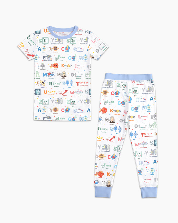 Zweiteiliges, kurzärmliges Pyjama-Set mit Marienkäfern