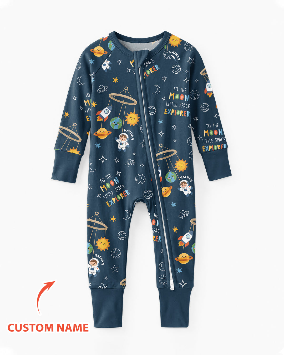 Gerippte Babykleidung mit individuellem Foto - Weich &amp; Skizzenhaft