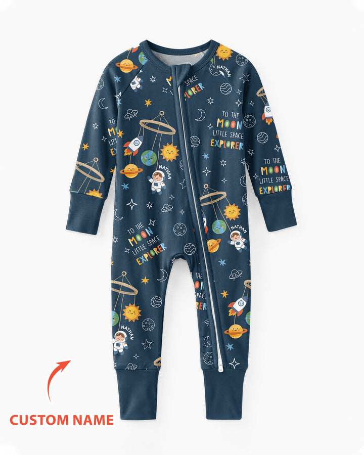 Gerippte Babykleidung mit individuellem Foto - Weich &amp; Skizzenhaft