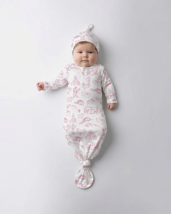 Psalm 23 Sketch Bamboo Knot Gown