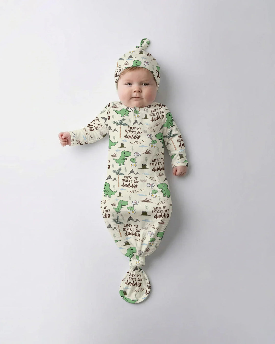 Kleid mit einfarbigem Knoten