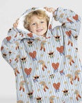 Dance More Dances Wearable Bamboo Blanket Hoodie
