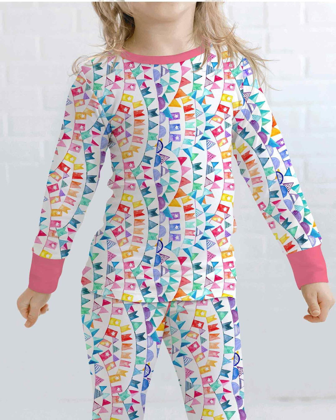 Conjunto de pijama de dos piezas de bambú con mangas largas, plantilla PERSONALIZADA