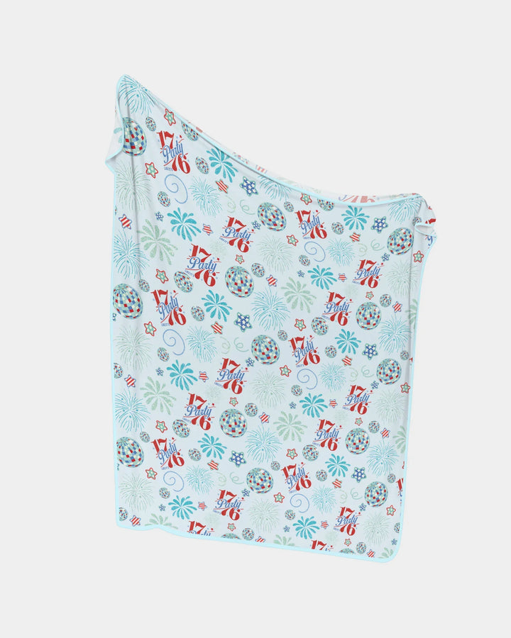 Land Of Free Family Matching Bamboo Blanket