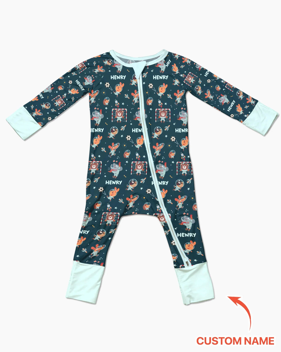 Space Soccer Bamboo Convertible Zippy