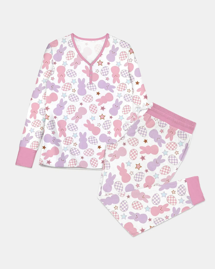 Easter Peep Bunnies Women Pajama Set