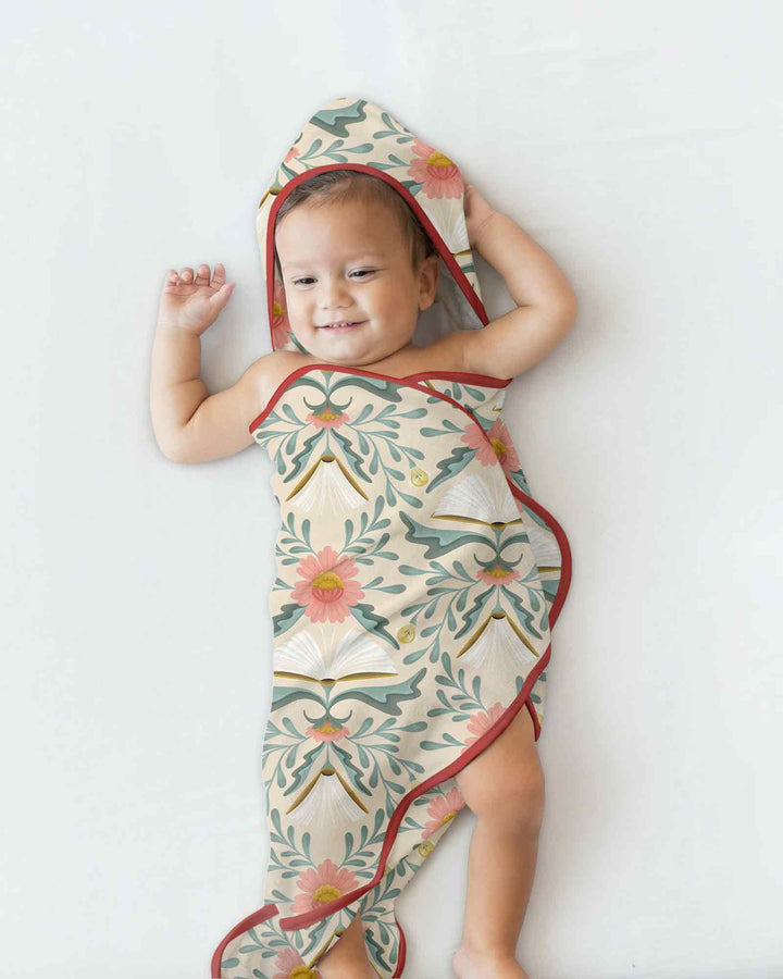 Blooming Stories Hooded Bamboo Towel Set