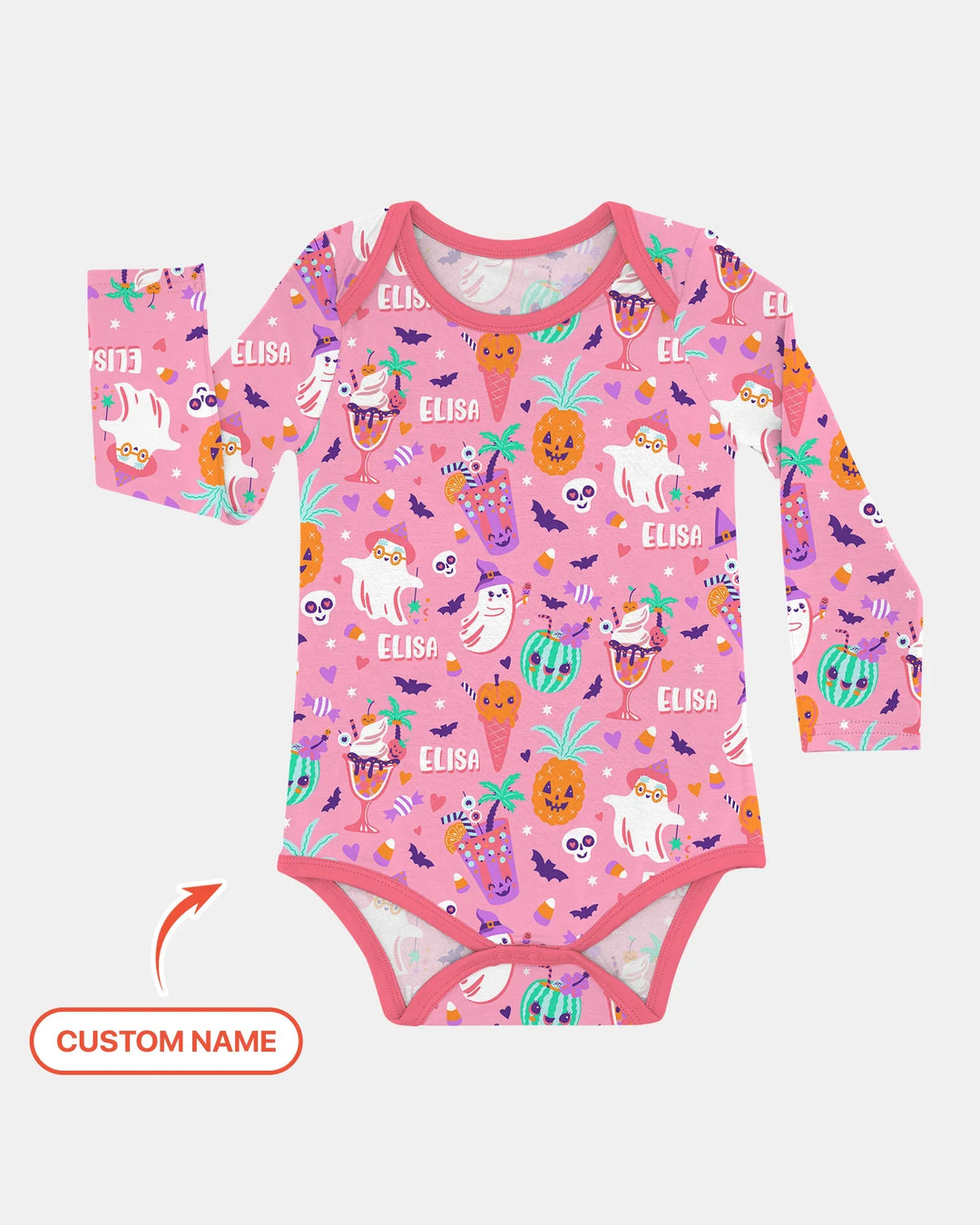 Summerween Doodles Bamboo Bodysuit