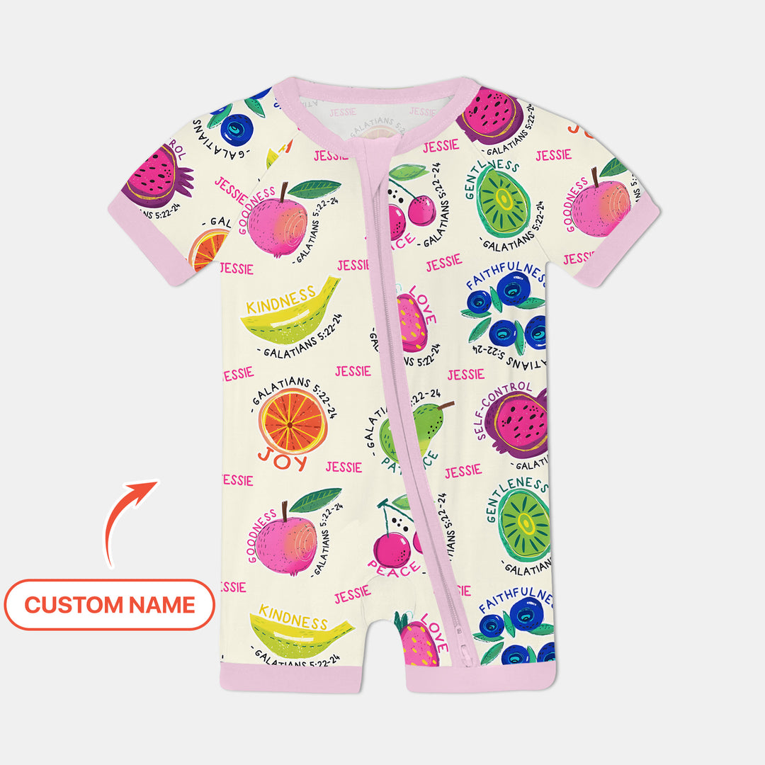 Fruit Of The Spirit Custom Name Shorty Zippy