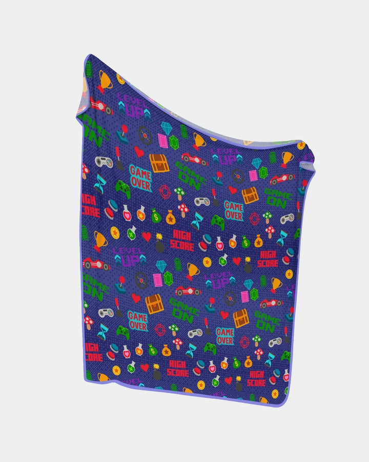 Gamer Mode On Family Matching Bamboo Blanket