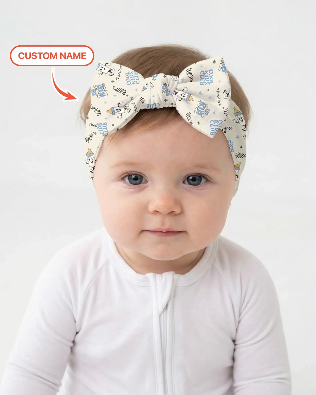 Custom Name Cool Club Daddy & Me Matching Headband