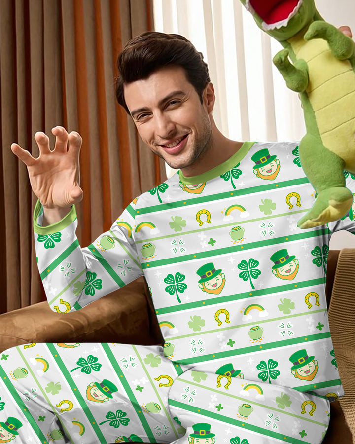 Happy Saint Patrick's Day Men's Pajama Set