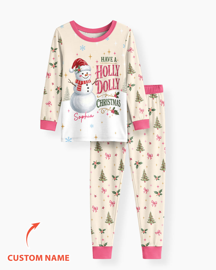 Tis The Season Bamboo Two Piece Long Sleeve Pajama Set