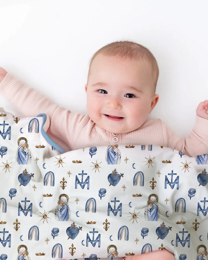 Little Ave Maria Bamboo Blanket