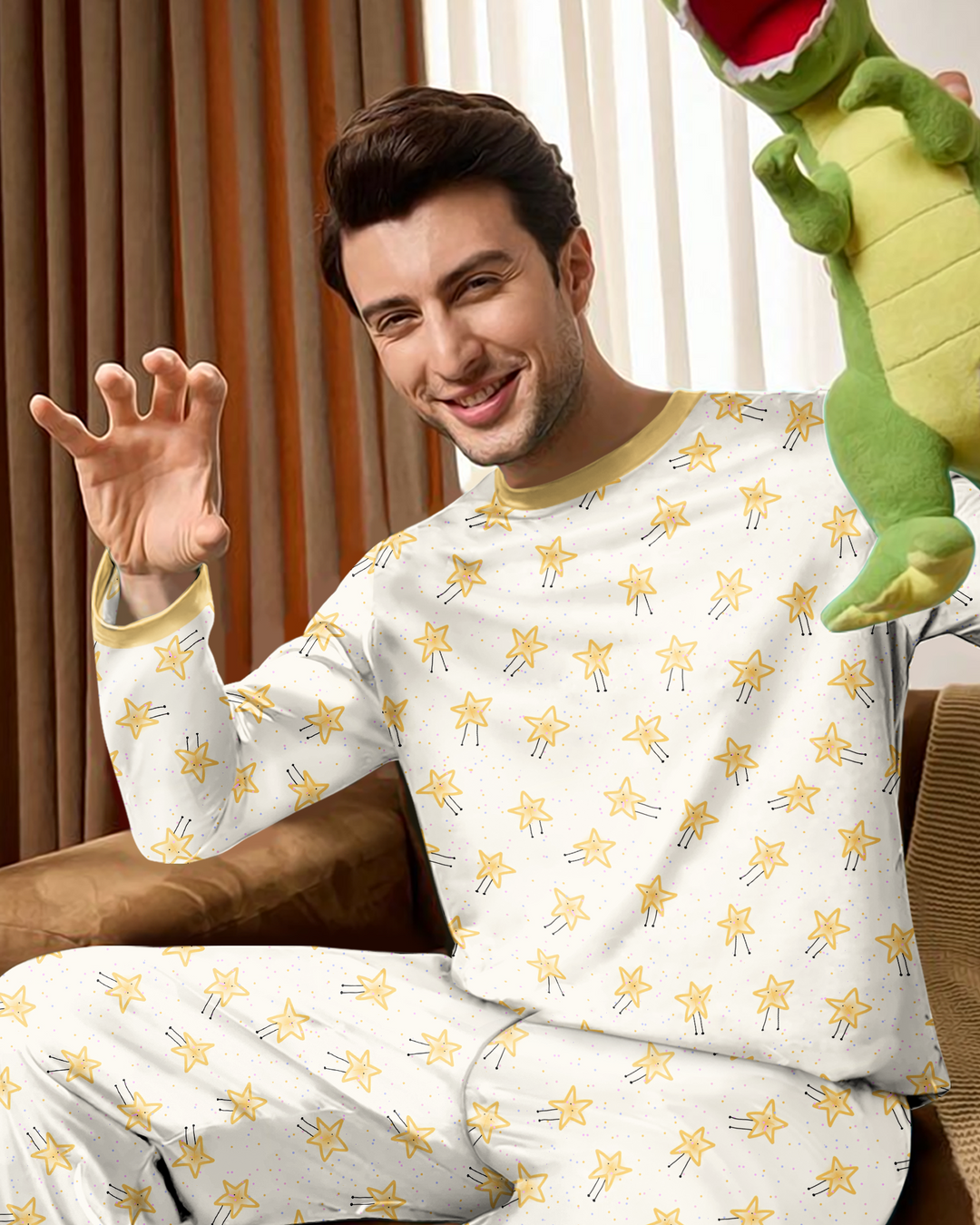 plantilla Conjunto de Pijama de Bambú para Hombre