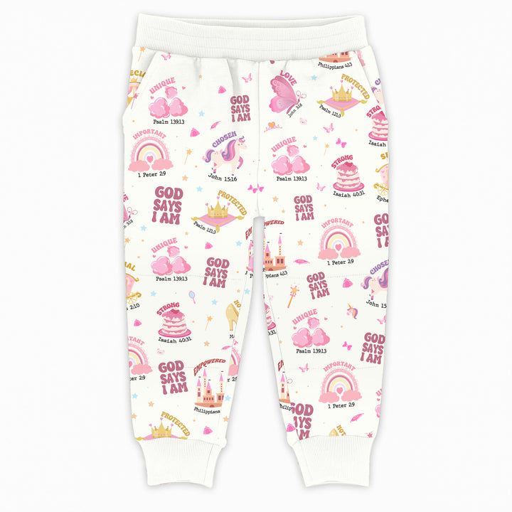 God Says I Am Girl Jogger