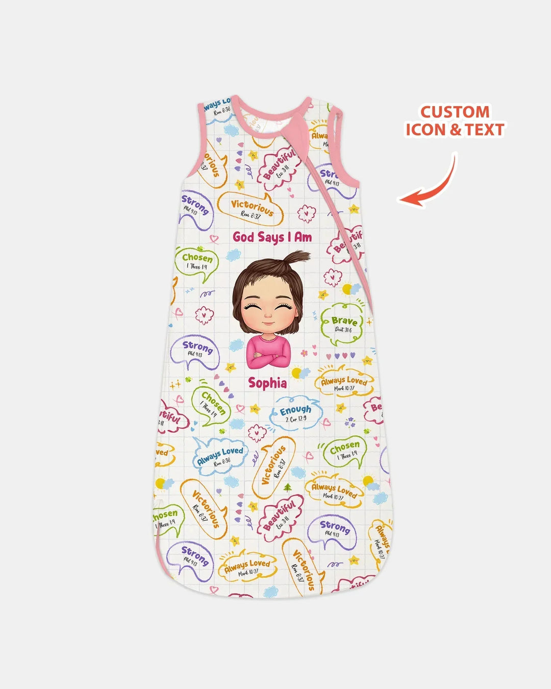 Vorlage für benutzerdefinierten Schlafsack